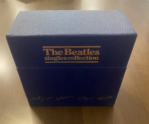 THE BEATLES 45 Singles Collection - Blue Box 1982 ALL 27 plus list - Picture 1 of 6
