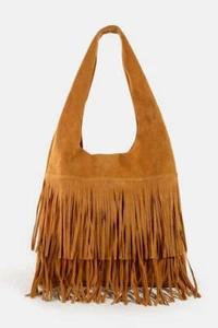 Fame Hobo Bag Lagenlook Fransen Detail Wildleder - Bild 1 von 4