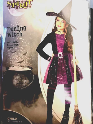 Custome Darling Witch púrpura para niña  Foto 1 de 4