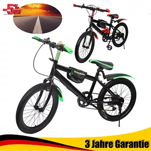 20 Zoll Kinder Fahrrad Jungen Mädchen Mountainbike Kinderfahrrad 7 Gang MTB Bike - Bild 1 von 39
