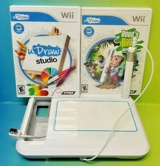 U Draw Studio ,  Tablet, &  Dood's Big 2 Nintendo Wii U Draw Games Bundle Fun! - Image 1 of 1