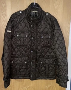 Burberry Brit Quilted Jacket Small 38 Inch Unisex Field Coat Pockets Full Zip - Picture 1 of 24