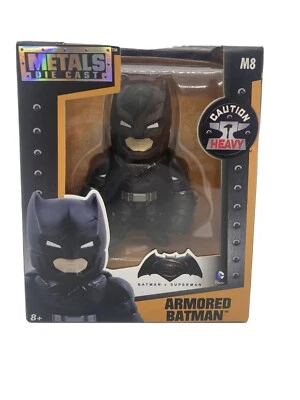 Jada Metals Die Cast Armored Batman 2015 Batman v. Superman Figure (M8)new - Image 1 of 4