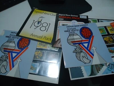 PAQUETES DE SELLOS ANUALES PNG X 5 - 10 X OTROS PAQUETES DE SELLOS PO COMO NUEVOS Foto 1 de 2