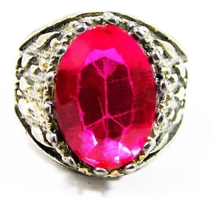 Certified Natural Pink Topaz Men's Ring 37.80 Cts Loose Gemstone R3668 - Picture 1 of 3