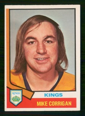 MIKE CORRIGAN 1974-75 O-PEE-CHEE 74-75 NO 37 EX+ / EXMINT  56449 - Image 1 of 2