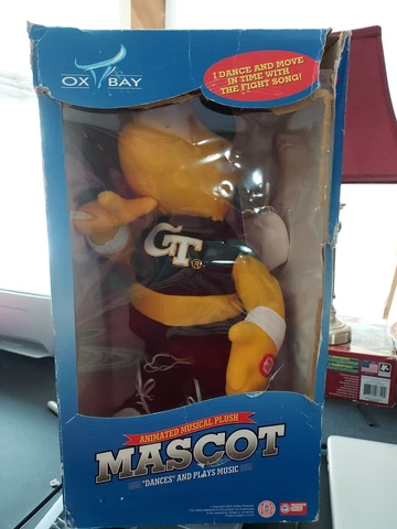 Georgia Tech University Mascot Musical 14" Plush Buzz Bee Yellow Jackets Oxbay Cover