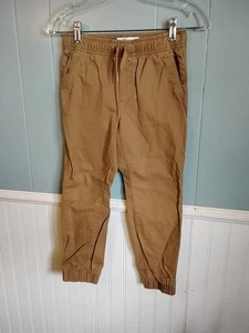 Old Navy Boys Brown Drawstring Elastic Waist Pull On Brown Pants Size 8 - Picture 1 of 2