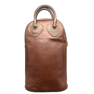 Vintage Black tag L. L.Bean Brown Leather Tallon Tote bag Vtg 1950s Rare Storage - Picture 1 of 10
