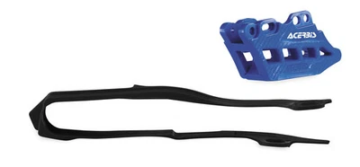 Kit Guía de Cadena y Deslizante Acerbis - Azul Motocicleta Dirt Bike 2449470003 Foto 1 de 4