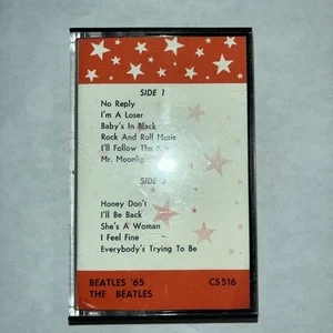 THE BEATLES Cassette Tape Rock Pop BEATLES 65 RARE USA TAPE INC RELEASE "Tested" - Picture 1 of 5