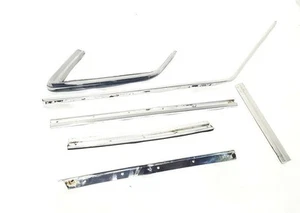 1980 Mercedes 450SLC OEM Set Of 6 Left Door Chrome Trim - Picture 1 of 12