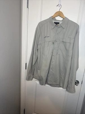 Dri-Duck Mens Sz 2xl Tan Outdoor Vented Long Sleeved Shirt - Image 1 of 4