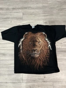 Vintage 1994 Liquid Blue Lion Head T-Shirt Size XL Made in USA 90s - Bild 1 von 5