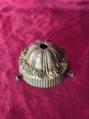 1 cache douilles,bronze,lustre lampe art deco muller,degue,3 Dispos - Photo 1/4