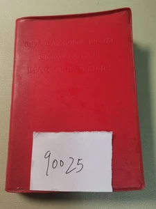 Full Edition Quotations from Chairman Mao Tse-Tung Little Red Old Book English25 - Picture 1 of 9