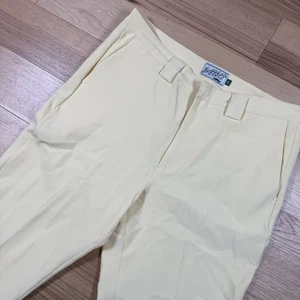 Bogey Boys Yellow The Best Golf Pants Mens 36 Performance Stretch NWOT $120 MSRP - Picture 1 of 8