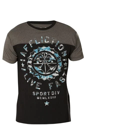 AFFLICTION T-Shirt Athletic Army Schwarz/Grau T-Shirts Herren - Bild 1 von 1