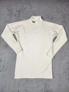 Under Armour ColdGear Shirt XL Langarm weiß Base Layer Mock Neck sportlich - Bild 1 von 15