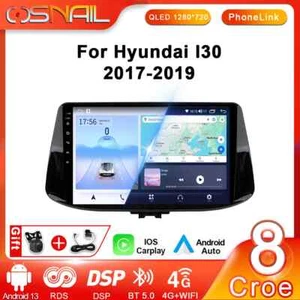 Para Hyundai I30 2017-2019 Android Carplay Auto Coche Radio Pantalla Estéreo GPS Navegación - Imagen 1 de 28