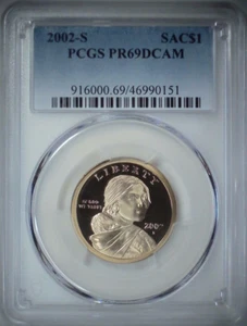 2002-S $1 Native American Dollar PCGS PR69DCAM 23ato1205 - Picture 1 of 4