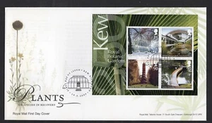 FREE POSTAGE 2009 F.D.C PLANTS KEW Mini Sheet Excellent Quality KEW Pmk; - Picture 1 of 1