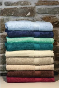 100% Cotton Soft 500GSM Face/Hand/Bath Towels Bath Sheet Bath Mat - Picture 1 of 23