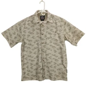 Weatherproof Fishing Shirt Mens Medium Button Up Crappie Outdoor Performance  - Picture 1 of 8