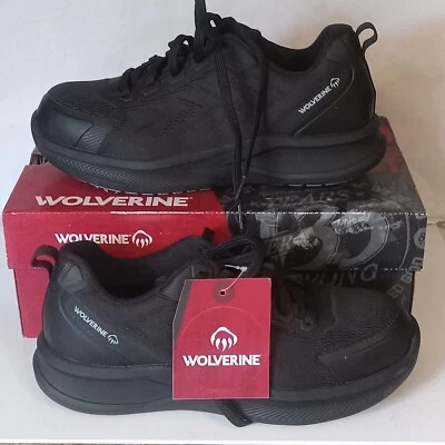 Zapato de trabajo Wolverine para mujer Bolt Durashocks tejido Carbonmax negro W231008 talla 10 Foto 1 de 4