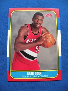 2007/08 Fleer Basketball R/C Greg Oden Portland Trail Blazers #86R-152 - Picture 1 of 2