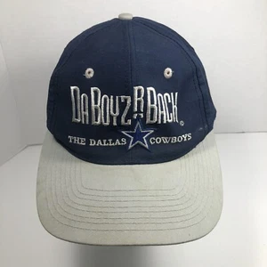 Vintage 90's Dallas Cowboys "DaBoyz R Back" Team NFL Snapback Hat Taiwan Made - Picture 1 of 9