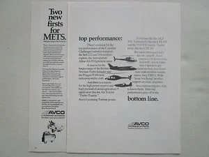 9/1977 PUB AVCO LYCOMING TURBOSHAFT TURBOFAN BELL PIAGGIO ECUREUIL ORIGINAL AD - Imagen 1 de 1