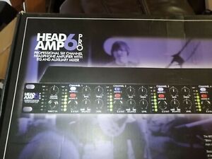 ART HEADAMP 6 Pro 6 Channel Headphone Amplifier Pro Studio 1U