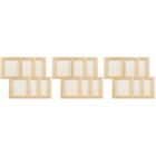  18 Pcs Wooden Clay Picture Frame Home Decoration Homedecor Blank