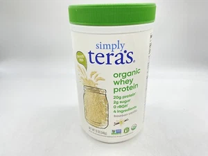 Simply Tera's Organic Whey Protein Powder Bourbon Vanilla - 12 oz (BB:02/2026) - Picture 1 of 7