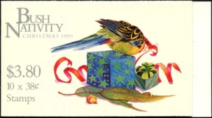 Australia 1990 edición de Navidad folleto de $3,80 de 10 estampillas como nuevo nunca montado - Imagen 1 de 2