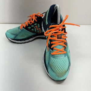 361 Women's Training Gym Shoes 361-Strata Quikfoam Blue Navy Orange Size 8 - Picture 1 of 10