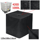 Cover Sun Protective Hood With Zip For Rain Water Tank 1000L IBC Container Foil