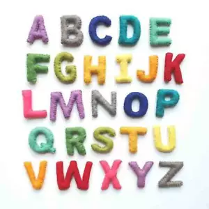 ABC Toy Alphabets A to Z Educational Gift Felt letters Montessori Sensory Play - Bild 1 von 6