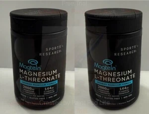 Pack of 2 Magtein - Magnesium L - Threonate - 2000 mg 135 Cap. x 2 = 270 - Picture 1 of 3