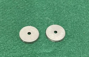 Vintage Old Smith & Wesson 3/4" Grip Medallion Washers Set of 2 - Picture 1 of 4