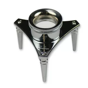 TRIPOD TABLE FIXED LOUPE 10x MAGNIFICATION watchmakers magnifier tool repairs - Picture 1 of 2