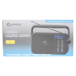 SANSAI Portable AM/FM Radio AC/DC RD768 - Picture 1 of 2