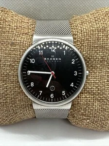 Skagen Ancher SKW6051 Men's Stainless Steel Mesh Analog Dial Quartz Watch AEA195 - Picture 1 of 11