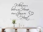 Inspirational Family Wall Sticker Love Home Quote Living Dining Room Wall Decor