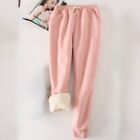 Lady Sherpa Pants Thermal Fleece Lined Trousers Sweatpants Thermal Warm Joggers