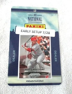 2015 National Sports Collectors Convention Badge Matt Holliday CARDINALS Prizm - Picture 1 of 1