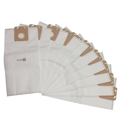 DISTRI+ Sac Aspirateur Microfibre pour Nilfisk VP300, GD1000, GD1010 - Pochette de 10