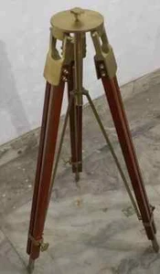 Tripod Nautical LARGE Vintage Theater Stage Industrial Nautical Tripod Stand - Picture 1 of 3