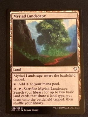 1x Myriad Landscape (262) Commander 2017 LP MTG Magic the Gatehring x1 MKE - Image 1 of 2